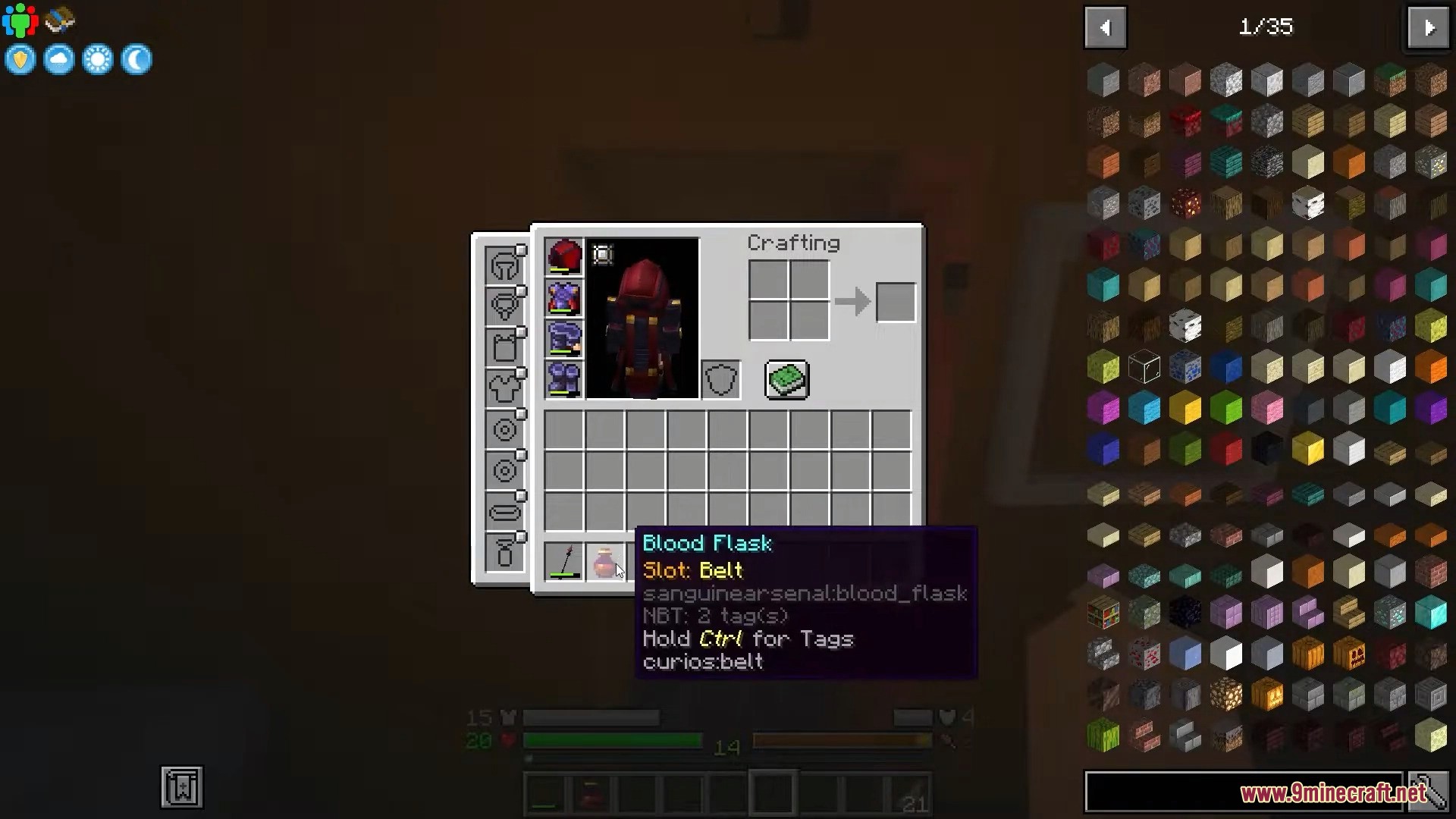 Sanguine Arsenal Mod (1.19.2, 1.16.5) - Powerful Items and Weapons 4