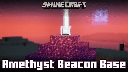 Amethyst Beacon Base Mod (1.21.1, 1.20.1) – Use Amethyst Blocks For Beacon Bases Thumbnail