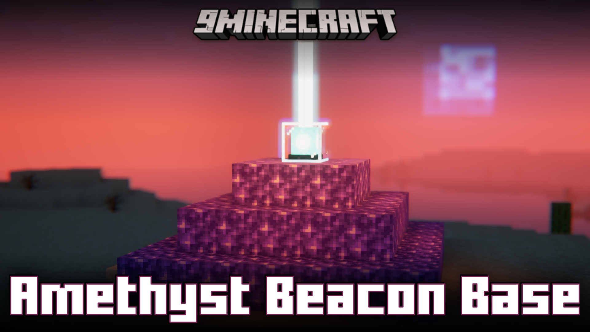 Amethyst Beacon Base Mod (1.21.1, 1.20.1) - Use Amethyst Blocks For Beacon Bases 1