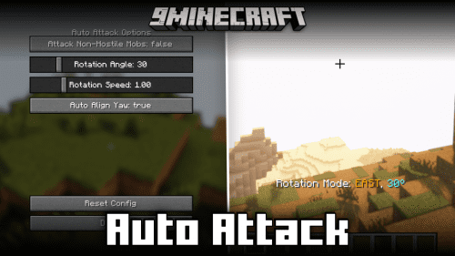 Auto Attack Mod (1.21.1, 1.21) – Automatic Attack & Rotation Thumbnail