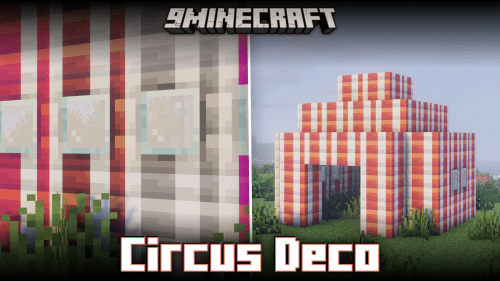 Circus Deco Mod (1.21.1, 1.21) – Circus Themed Building Blocks Thumbnail