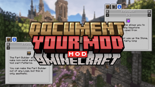 Document Your Mod Mod (1.12.2, 1.12) – Create Detailed In-Game Guides Thumbnail