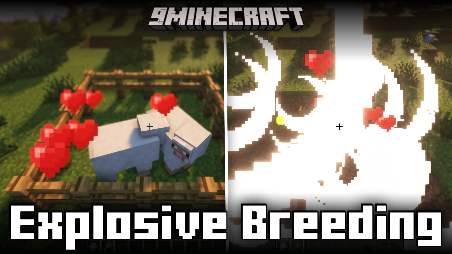 Explosive Breeding Mod (1.21.1, 1.20.1) - Animals Explode When Bred 1