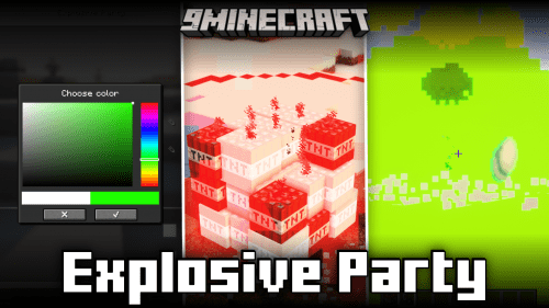 Explosive Party Mod (1.21.1, 1.20.1) – Colorful Explosions Thumbnail