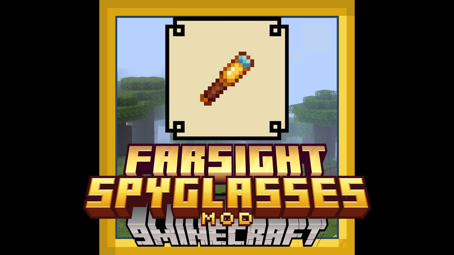 Farsight: Spyglasses Mod (1.16.5) - Spot Distant Objects Easily With Farsight Spyglasses 1