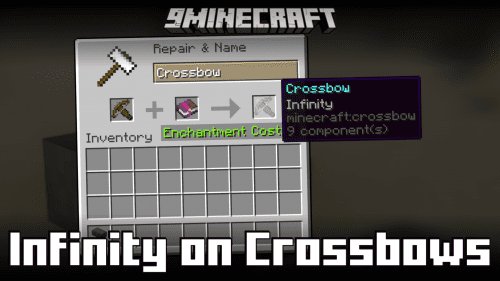 Infinity On Crossbows Mod (1.21.1, 1.21) – Allows Infinity Enchantment On Crossbows Thumbnail