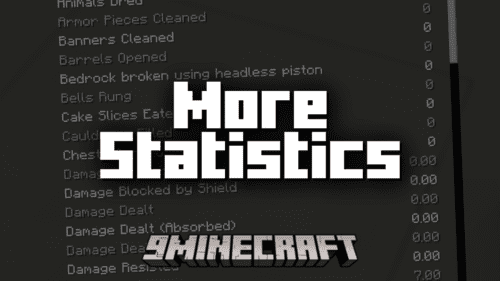 More Statistics Mod (1.21.1, 1.20.6) – Gamer Tracks More Stats Thumbnail