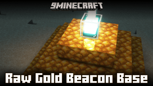 Raw Gold Beacon Base Mod (1.21.1, 1.20.1) – Use Raw Gold Blocks For Beacon Base Thumbnail