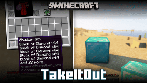 Take It Out Mod (1.21.1, 1.21) – Allows Item Picking From Shulker Boxes Thumbnail