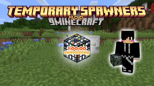 Temporary Spawners Mod (1.20.1, 1.16.5) – Control Mob Farming With Temporary Spawners Thumbnail