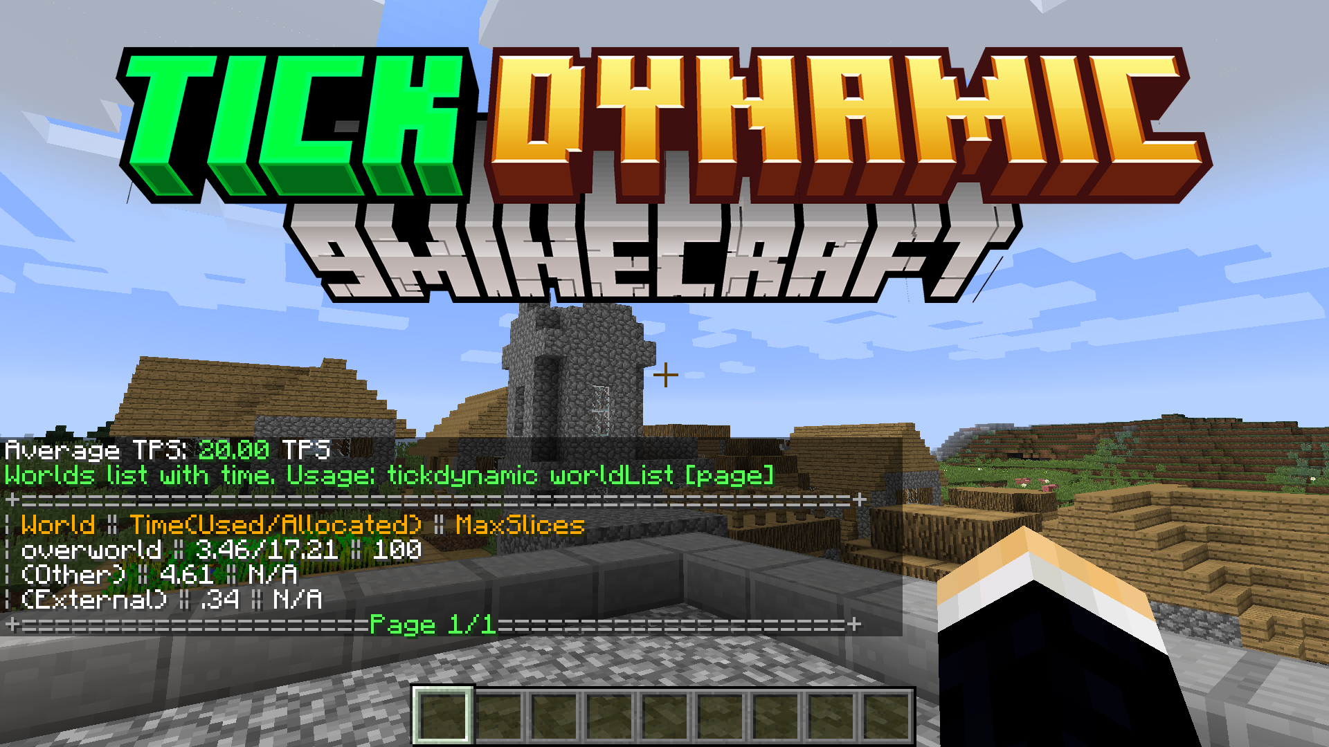 Tick Dynamic Mod (1.12.2, 1.8.9) - Keep Your Minecraft Server Running Smoothly With Tick Dynamic 1