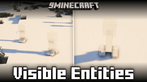 Visible Entities Mod (1.21.1, 1.21) – Makes Invisible Entities Translucent Thumbnail