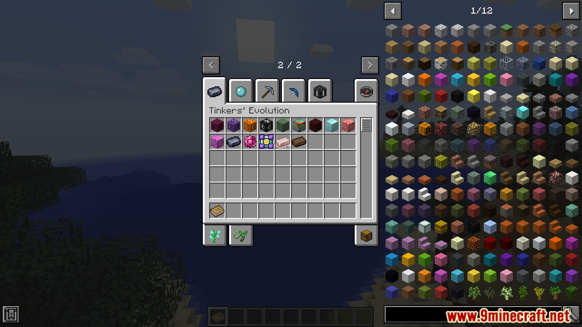 Tinkers' Evolution Mod (1.12.2) - New Materials And Modifiers For Advanced Crafting 3