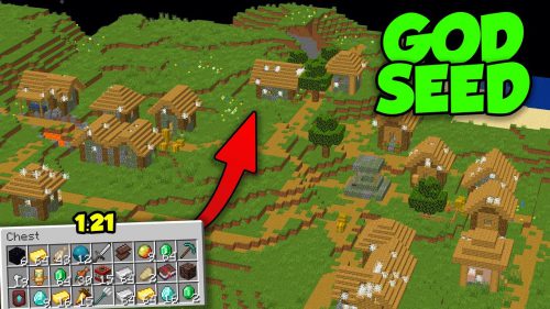 Top 3 Best God Seeds For Minecraft (1.21.4, 1.21.1) – Java/Bedrock Edition Thumbnail