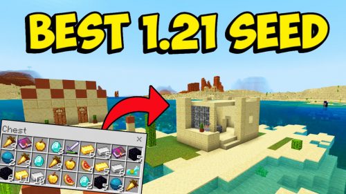 Top 3 Best God Seeds For Minecraft Lately (1.21.4, 1.21.1) – Bedrock Edition Thumbnail