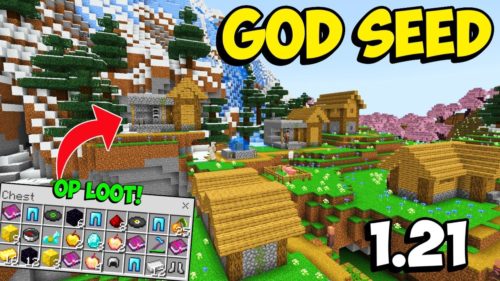 Top 3 Best New Loot Seeds For Minecraft (1.21.4, 1.21.1) – Bedrock Edition Thumbnail