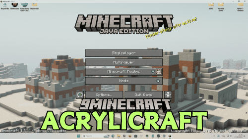 AcryliCraft Mod (1.21.3, 1.20.1) – Applies Windows 11 Fluent Design Materials Thumbnail