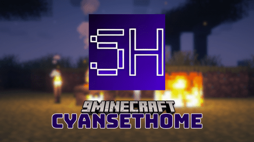 CyanSetHome Mod (1.21.3, 1.20.1) – Adds a List of Useful Commands Thumbnail