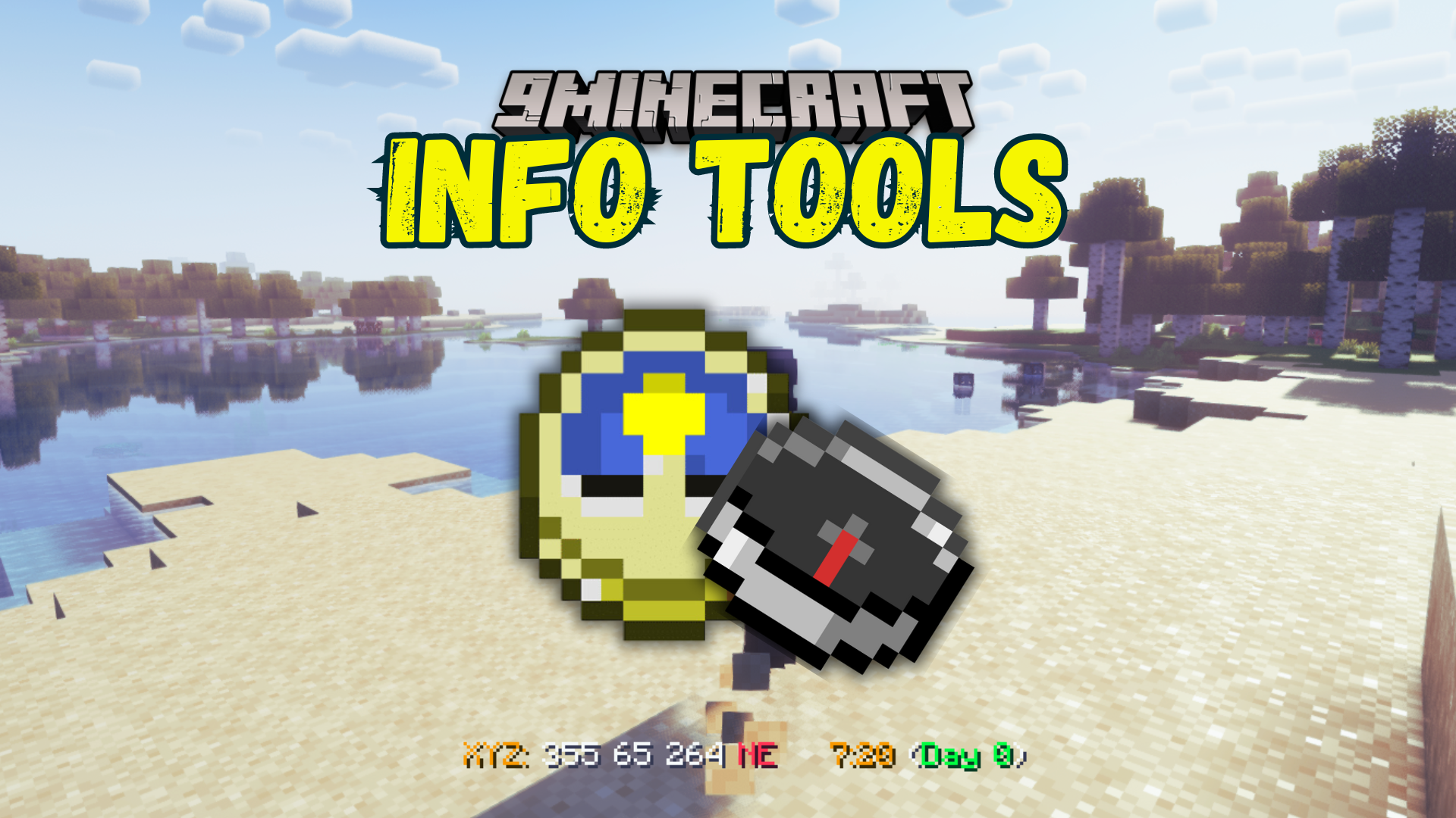 Info Tools Mod (1.21.1, 1.20.1) - An Useful Compass 1