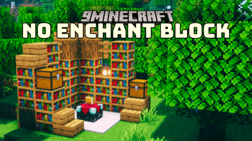 No Enchant Block Mod (1.21.3, 1.20.1) – Expands Block Options Around Enchanting Tables Thumbnail