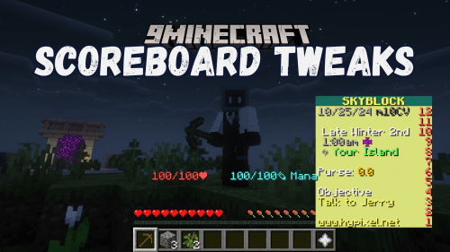 Scoreboard Tweaks Mod (1.21.3, 1.20.6) – Customize The Scoreboard Thumbnail