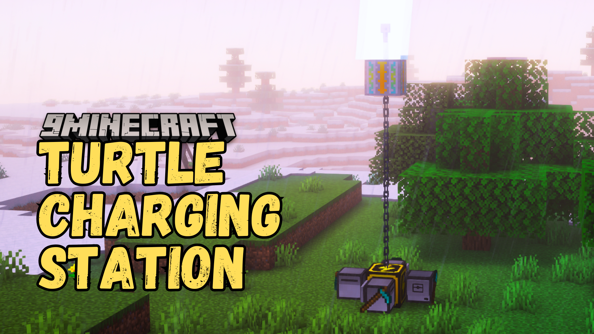 Turtle Charging Station Mod (1.21.1, 1.20.1) - Charge CC turtles using Forge Energy 1