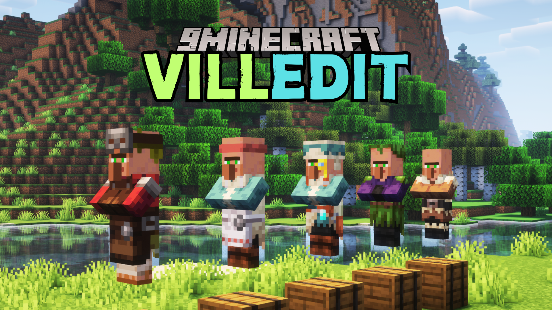 VillEdit Mod (1.21.1, 1.20.6) - Create and Edit Custom Villagers 1