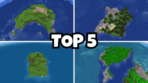 5 New Basic Island Minecraft Seeds So Far (1.21.4, 1.21.1) – Java Edition Thumbnail