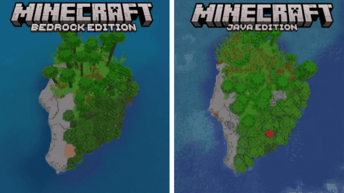 5 New Island Minecraft Seeds (1.21.4, 1.21.1) – Java/Bedrock Edition Thumbnail