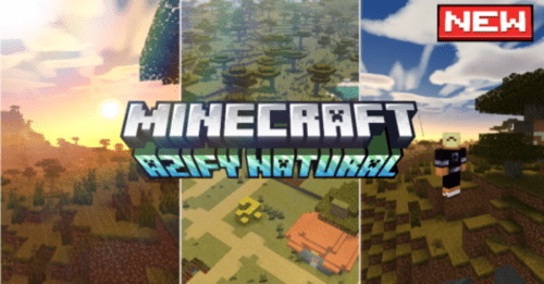 AziFy Natural Shader (1.21) – Best Shader for RenderDragon Thumbnail