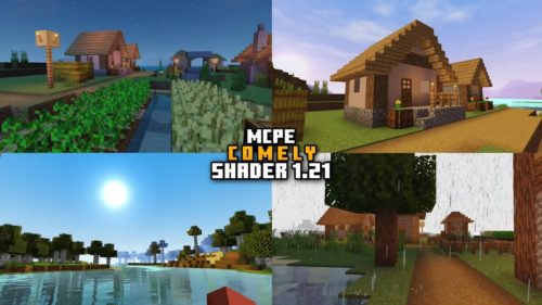 Comely Shader (1.21) – MCPE/Bedrock Low-End RTX Shader Thumbnail