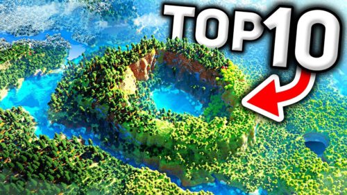 Top 10 Best New Minecraft Seeds Ever (1.21.4, 1.21.1) – Java/Bedrock Edition Thumbnail