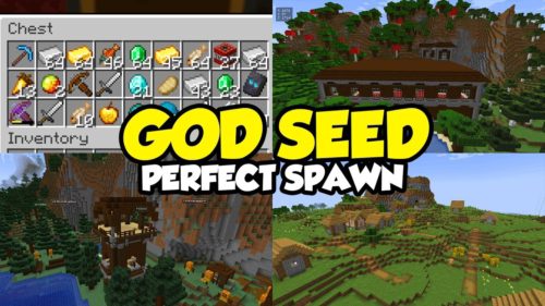 Top 3 New God Seeds For Minecraft Lately (1.21.4, 1.21.1) – Java/Bedrock Edition Thumbnail