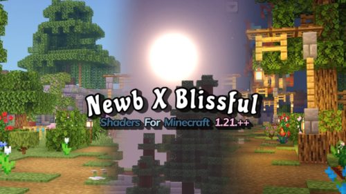 Newb X Blissful Shader (1.21) – MCPE/Bedrock Thumbnail