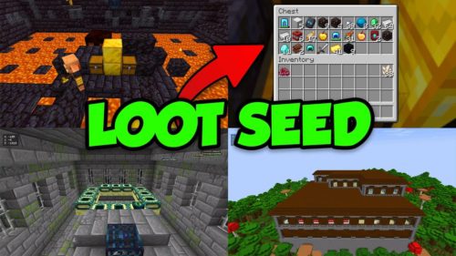 Top 3 New Loot Seeds For Minecraft (1.21.4, 1.21.1) – Java/Bedrock Edition Thumbnail