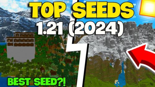 Top 5 Best God Seeds For Minecraft (1.21.4, 1.21.1) – Bedrock Edition Thumbnail