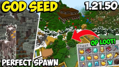 Insane New Minecraft Seeds You Should Try (1.21.4, 1.21.1) – Bedrock Edition Thumbnail