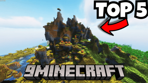 Top 5 Best Minecraft Seeds (1.21.4, 1.21.1) – Java/Bedrock Edition Thumbnail