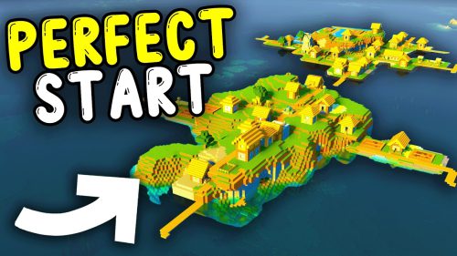 Top 15 Best New Survival Island Seeds For Minecraft (1.21.5, 1.21.1) – Java/Bedrock Edition Thumbnail