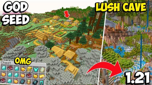 Best New God Seeds For Minecraft (1.21.5, 1.21.1) – Bedrock Edition Thumbnail