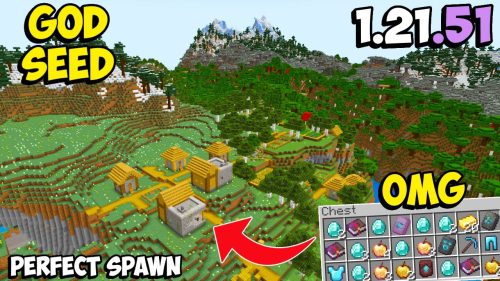 New Village Seeds Near Spawn For Minecraft (1.21.5, 1.21.1) – Bedrock Edition Thumbnail