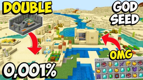 Top 3 Must-See Village Seeds For Minecraft (1.21.5, 1.21.1) – Bedrock Edition Thumbnail