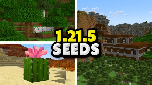 Top 5 Best New Minecraft Seeds Ever (1.21.5, 1.21.1) – Java Edition Thumbnail
