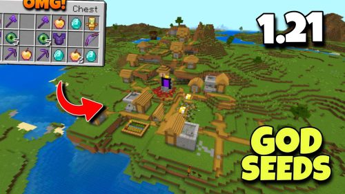 2 God Seeds For Minecraft (1.21.5, 1.21.1) – Bedrock Edition Thumbnail