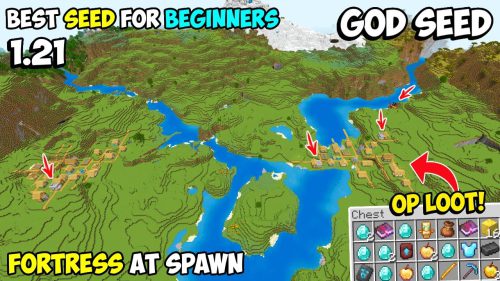 3 Minecraft Seeds For Beginners (1.21.5, 1.21.1) – Bedrock Edition Thumbnail