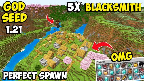 New Perfect Spawn Seeds For Minecraft (1.21.5, 1.21.1) – Bedrock Edition Thumbnail