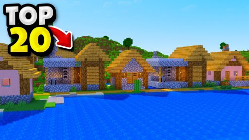 Top 20 Best New Village Seeds For Minecraft (1.21.5, 1.21.1) – Java/Bedrock Edition Thumbnail