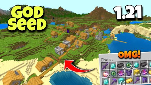 4 New Awesome Minecraft Seeds (1.21.5, 1.21.1) – Bedrock Edition Thumbnail