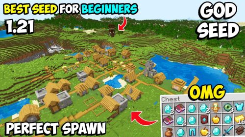New Survival Minecraft Seeds For Beginners (1.21.6, 1.21.1) – Bedrock Edition Thumbnail