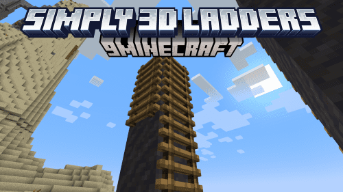 Simply 3D Ladders Resource Pack (1.21.7, 1.20.1) – Texture Pack Thumbnail